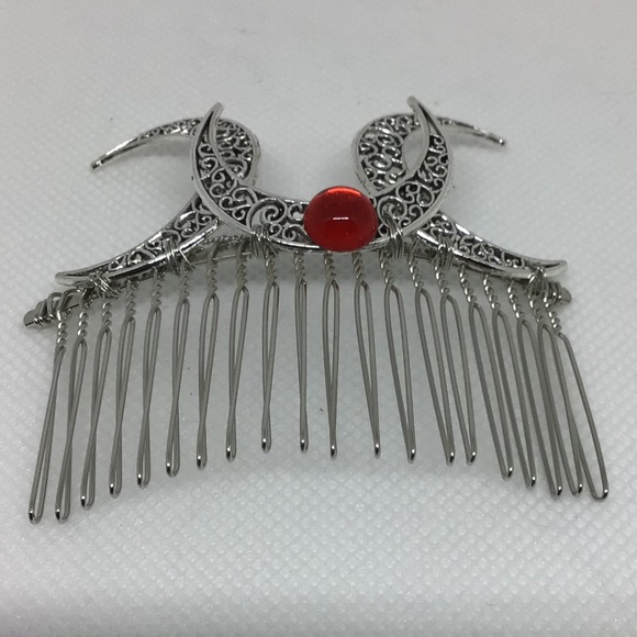 Wicca Triple Moon Goddess Hair Clip Accessory new - Picture 7 of 8